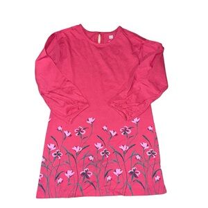 Tea Collection Long Sleeve Floral Dress Pink Size 4